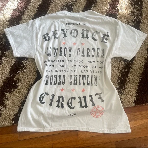 Beyoncé Cowboy Carter Tour Shirt – Size M - Picture 3 of 7